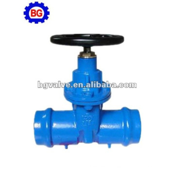 Resilient seated NRS Socket ends gate valve